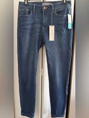 Just USA Indigo Stretch Mid-Rise Skinny Jeans
